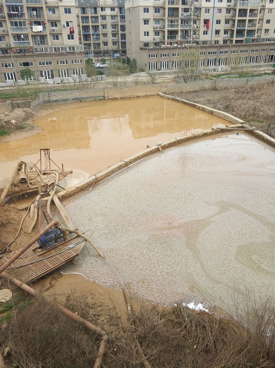 源汇沉淀池淤泥清理-厂区废水池淤泥清淤